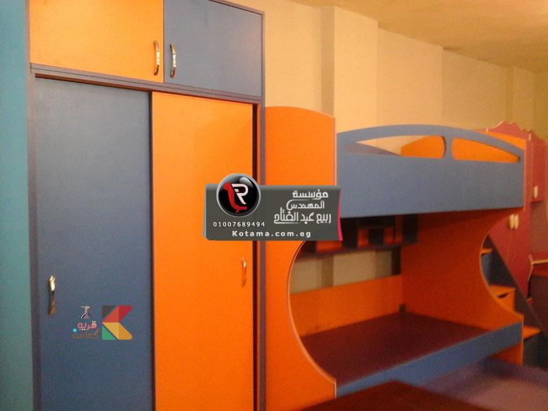 غرف نوم اطفال دورين للمساحات الضيقة ديكور ابداع Decor Epda3