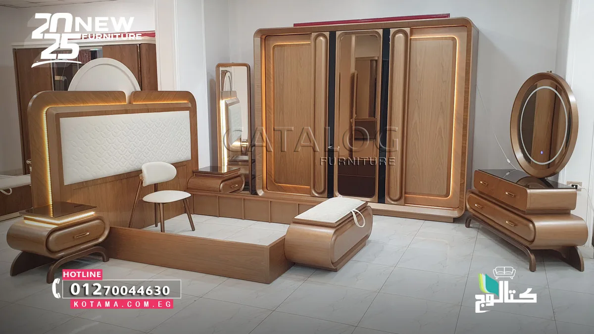 غرف نوم فضة مودرن 2025
